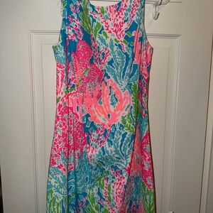 Lilly Pulitzer Shift Dress - Turquoise Let’s Cha Cha